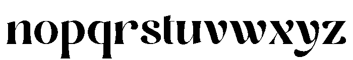 Monogo Font LOWERCASE