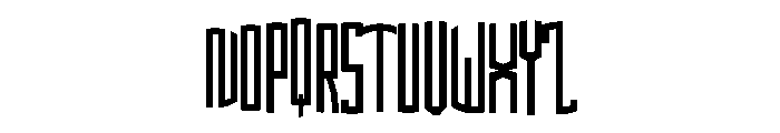 Monogram Badge Font LOWERCASE