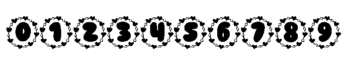 Monogram Beautiful love Font OTHER CHARS