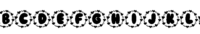 Monogram Beautiful love Font UPPERCASE