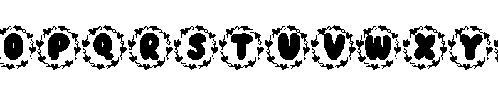 Monogram Beautiful love Font UPPERCASE