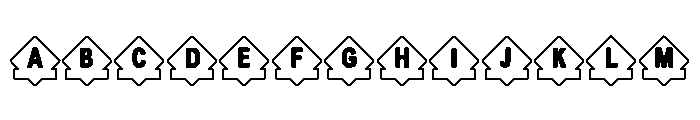 Monogram Creative Regular Font UPPERCASE