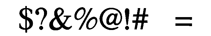 Monogram Flower Heart Font OTHER CHARS