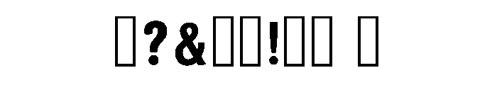 Monogram Logo Regular Font OTHER CHARS