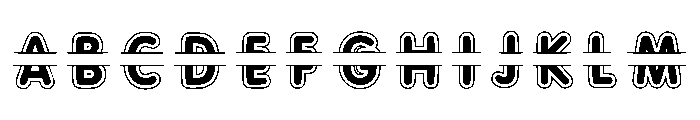 Monogram Logo Regular Font UPPERCASE