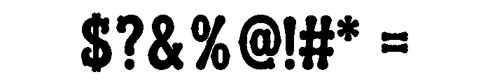 Monogram Majesty Font OTHER CHARS