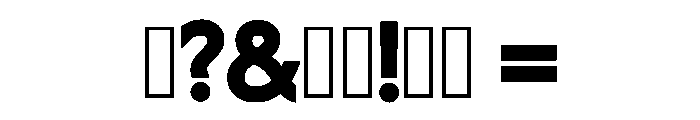 Monogram School Regular Font OTHER CHARS