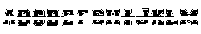Monogram Slab Serif Regular Font UPPERCASE