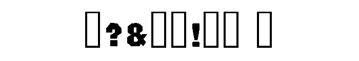 Monogram Sports Regular Font OTHER CHARS