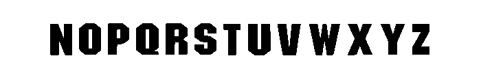 Monogram Sports Regular Font LOWERCASE