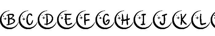 Monogram moon Font UPPERCASE