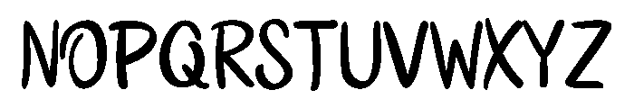 Monogram moon Font LOWERCASE