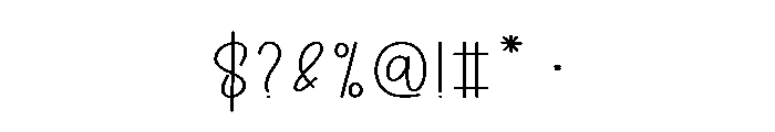 Monography Font OTHER CHARS
