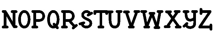 Monoheart Font UPPERCASE