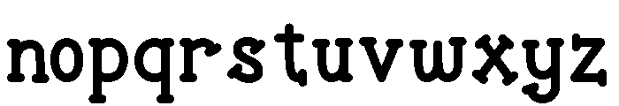 Monoheart Font LOWERCASE