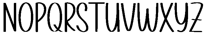 Monoline Handwriting Font UPPERCASE