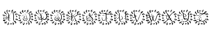 Monoluxe Monogram Font UPPERCASE