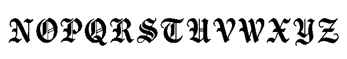 Monop Regular Font LOWERCASE