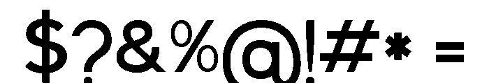 Monopole Regular Font OTHER CHARS