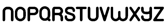 Monoround Font UPPERCASE