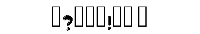 Monovault Bold Regular Font OTHER CHARS
