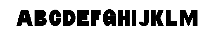 Monqest Black Condensed Font UPPERCASE