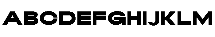 Monqest Black Expanded Font UPPERCASE