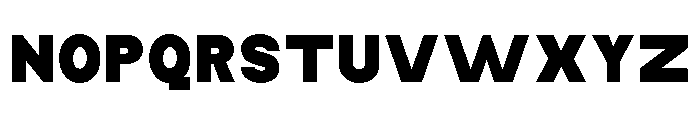 Monqest Black Semi Condensed Font UPPERCASE