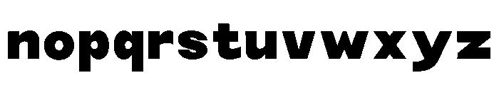 Monqest Black Semi Condensed Font LOWERCASE