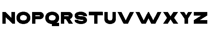 Monqest Black Semi Expanded Font UPPERCASE