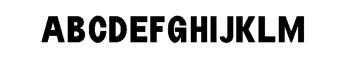 Monqest Bold Condensed Font UPPERCASE