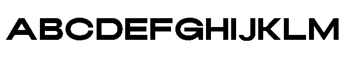 Monqest Bold Expanded Font UPPERCASE