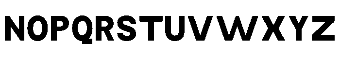 Monqest Bold Semi Condensed Font UPPERCASE