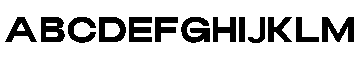Monqest Bold Semi Expanded Font UPPERCASE