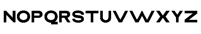 Monqest Bold Semi Expanded Font UPPERCASE