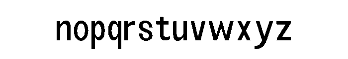 Monqest Condensed Font LOWERCASE