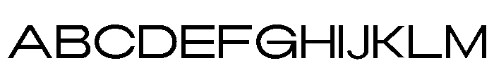 Monqest Expanded Font UPPERCASE