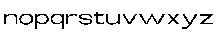Monqest Expanded Font LOWERCASE