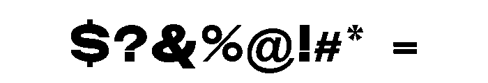 Monqest ExtBd SemExp Font OTHER CHARS