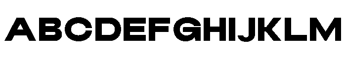 Monqest ExtBd SemExp Font UPPERCASE