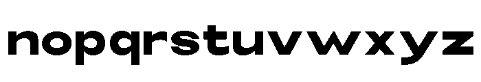 Monqest ExtBd SemExp Font LOWERCASE