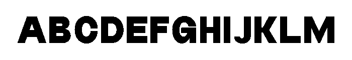 Monqest ExtBd SemiCond Font UPPERCASE