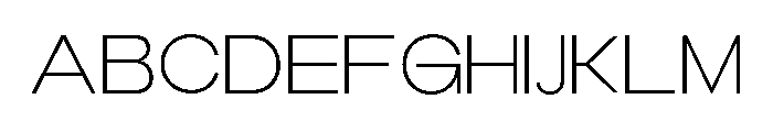 Monqest ExtLt SemExp Font UPPERCASE