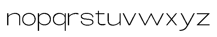 Monqest ExtLt SemExp Font LOWERCASE