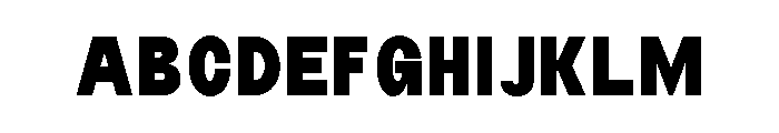 Monqest Extra Bold Condensed Font UPPERCASE