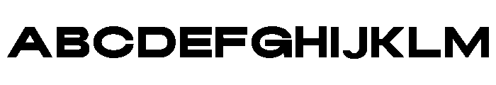 Monqest Extra Bold Expanded Font UPPERCASE