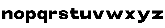 Monqest Extra Bold Font LOWERCASE