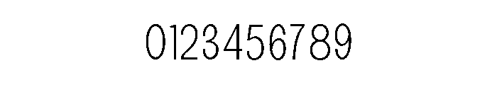 Monqest Extra Light Condensed Font OTHER CHARS