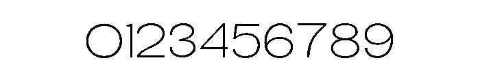 Monqest Extra Light Expanded Font OTHER CHARS