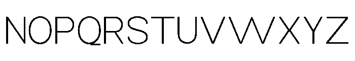 Monqest Extra Light Font UPPERCASE
